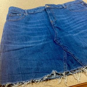 Old Navy, size 18 denim mini skirt